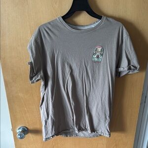 Graphic Tee in Taupe